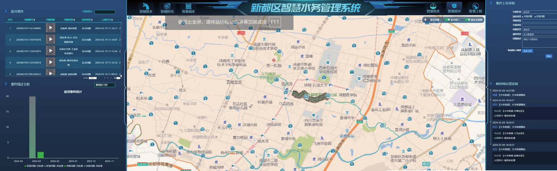 成都市某区智慧香城新型基础设施项目  智慧巡河项目(图4)